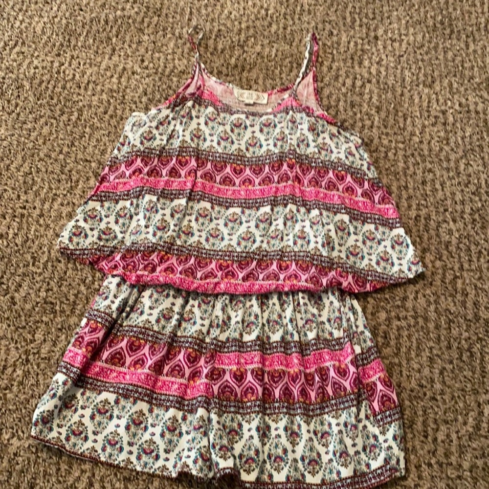 Pink Rose Size Medium Romper